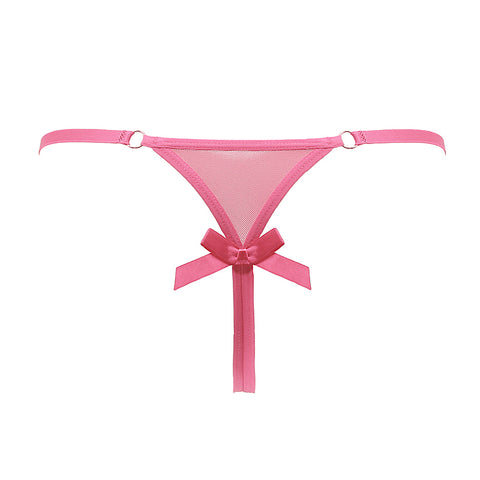 Womens Sexy Crotchless Panties One Size by Love In Leather - G-Strings, Panties and Shorts