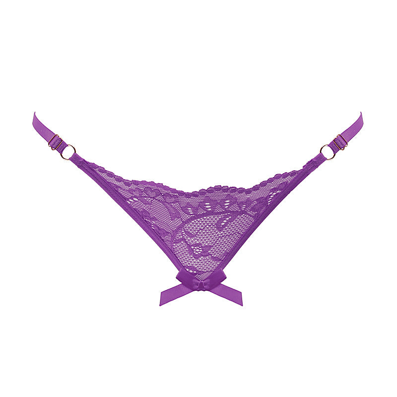 Womens Sexy Crotchless Panties One Size by Love In Leather - G-Strings, Panties and Shorts