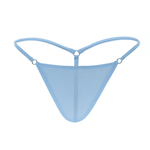 Womens Mesh Micro Sexy G-String Baby Blue - G-Strings, Panties and Shorts