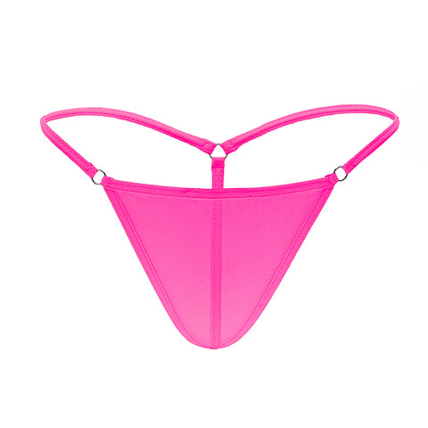 Mesh Micro Sexy G-String Panty Hot Pink by Love In Leather - G-Strings, Panties and Shorts