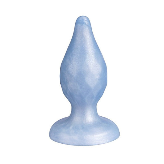 Slixed Diamond Fantasy Liquid Silicone Anal Plug - Butt Plugs