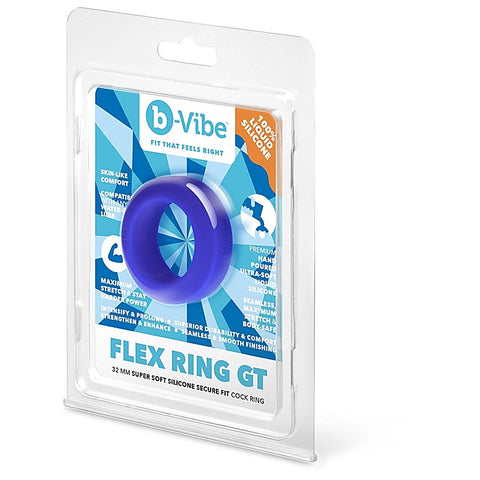 Flex Ring Gt 32 Mm Stretchy Silicone Cock Ring by B-Vibe - Stretchy Cock Rings