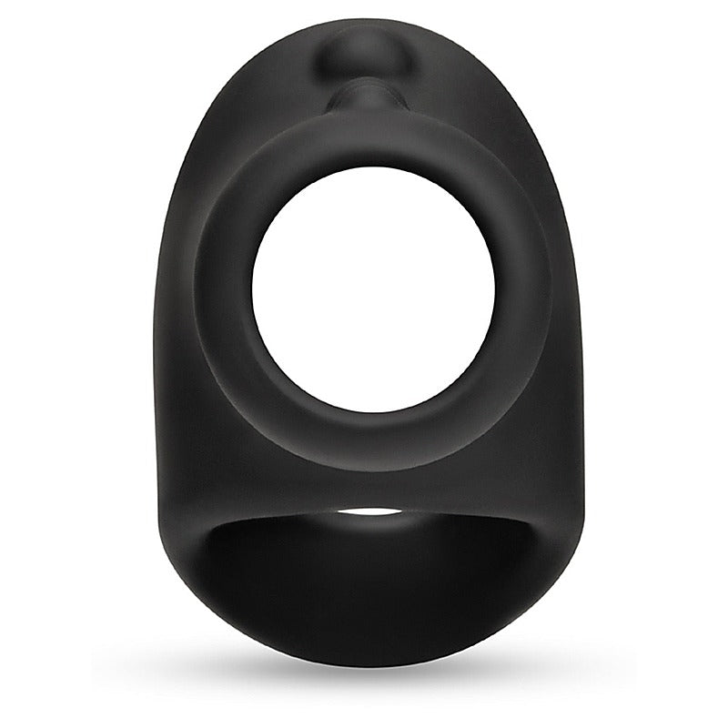 B-Vibe Flex Ring Shaft Silicone Cock Ring & Ball Stretcher - Stretchy Cock Rings