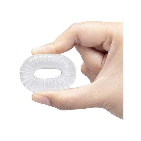 Stretch-Tech Swirl Ultra Stretchy Cock Ring by B-Vibe - Stretchy Cock Rings