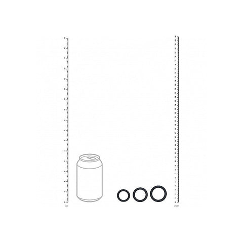 LEVELZ Classic Silicone Cock Ring Set by Shots Toys - Cock Ring Sets
