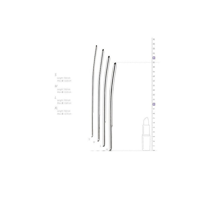 Single-Ended Stainless Steel Dilator Set by Sinner Gear - Butt Plugs