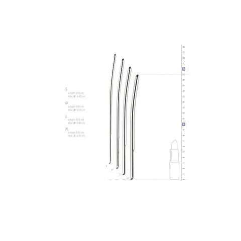 Single-Ended Stainless Steel Dilator Set by Sinner Gear - Butt Plugs