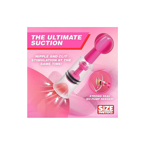 MAXtwist Clit Nipple Sucker 3 Pc Set by XR Brands - Nipple and Clit Clamps