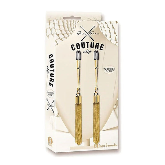 Parisian Allure Luxury Nipple Clamps - Shimmer & Chic - Nipple and Clit Clamps