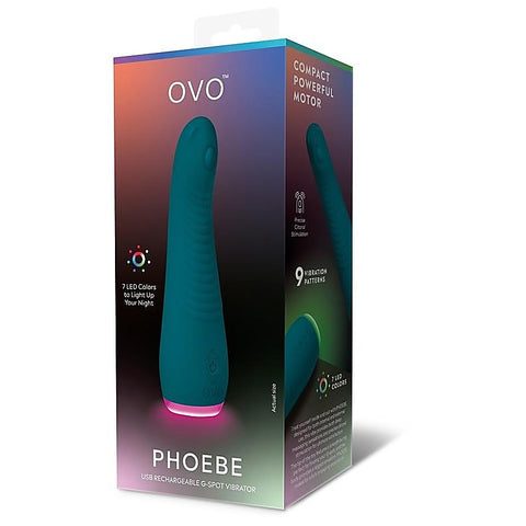 Ovo Phoebe G-Spot Rechargeable Silicone Vibrator - G-Spot Vibrators