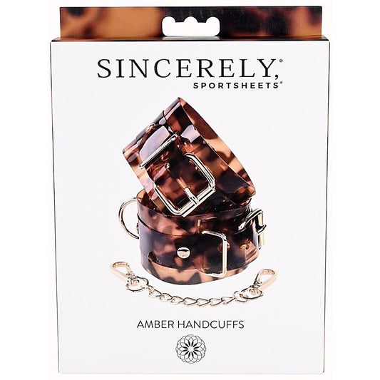 Sportsheets Amber Hand Cuffs - Cuffs and Restraints