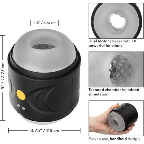 Boundless Dual Motor Vibrating Stroker by California Exotics