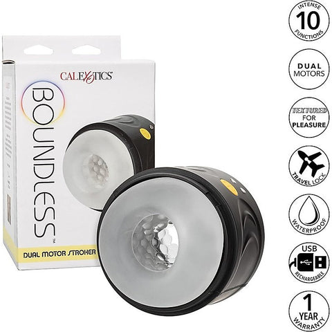 Boundless Dual Motor Vibrating Stroker by California Exotics