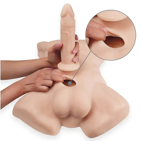 SilexD Apollo L Torso with 7in Dildo by Adrien Lastic
