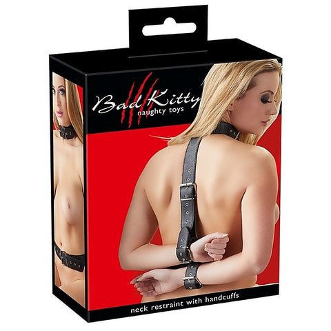 Bad Kitty Neck Restraint with Handcuffs by Orion