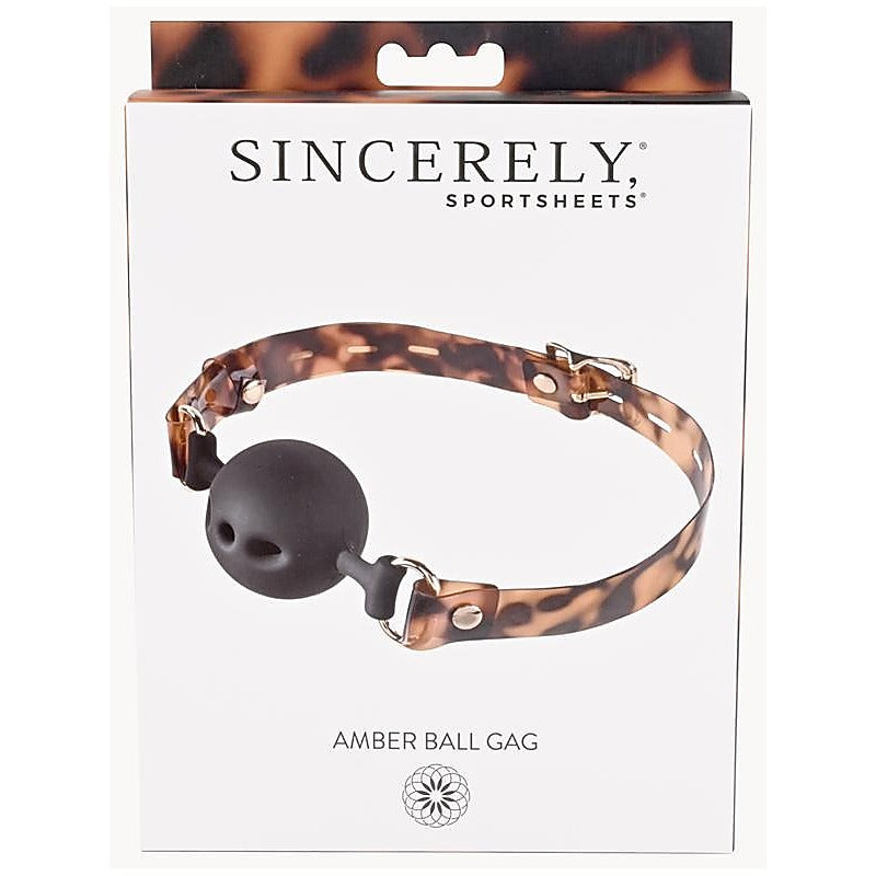 Amber Ball Gag by Sportsheets - Bondage Gags and Bits