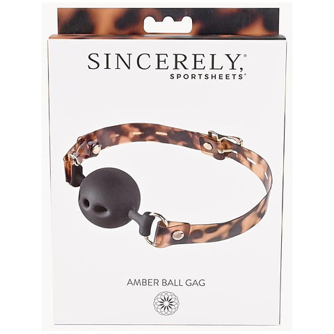 Amber Ball Gag by Sportsheets - Bondage Gags and Bits