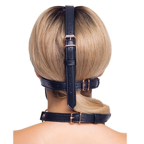Bad Kitty Head Harness with Silicone Ball Gag by Orion
