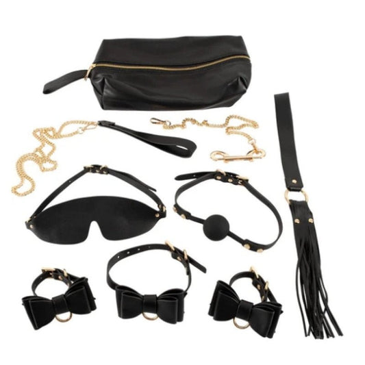 Bad Kitty 7 Piece Bondage Set with Bag by Orion - Bondage Kits