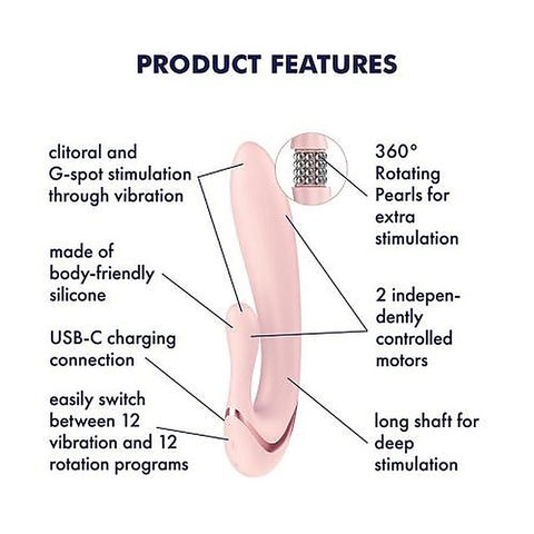 Pearl Bunny 3 Rotating Rabbit Vibrator by Satisfyer