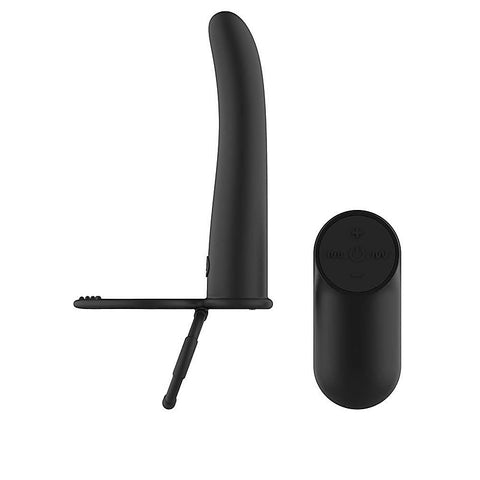 Vibrating Double Penetrator with Remote by Passion Play