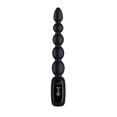 Vibrating Anal Beads with LED Screen by Passion Play