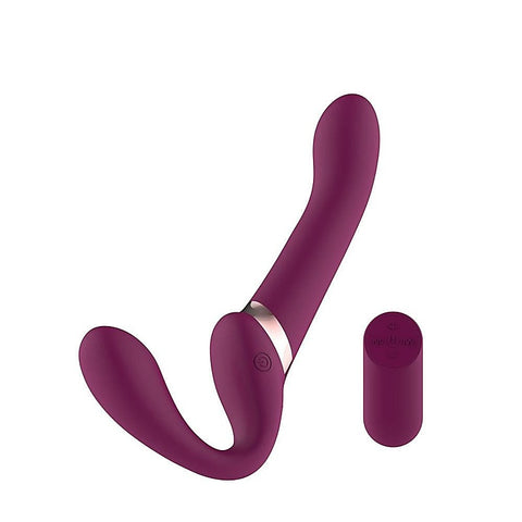 Strapless Dildo with Remote Controller by Passion Play
