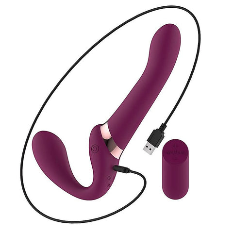 Strapless Dildo with Remote Controller by Passion Play
