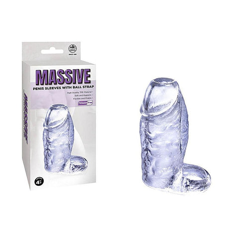 Massive Penis Sleeve with Ball Strap by NANMA
