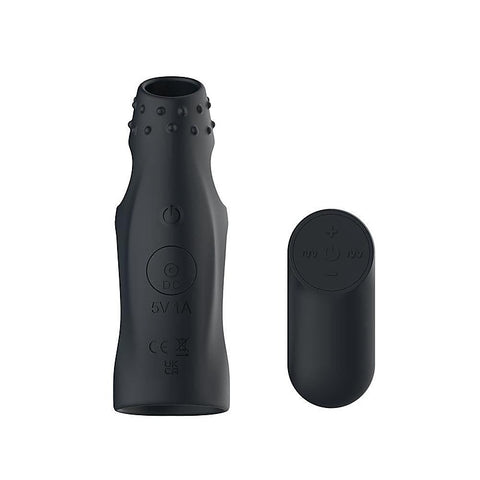 Vibrating Penis Sleeve with Wireless Remote by Passion Play