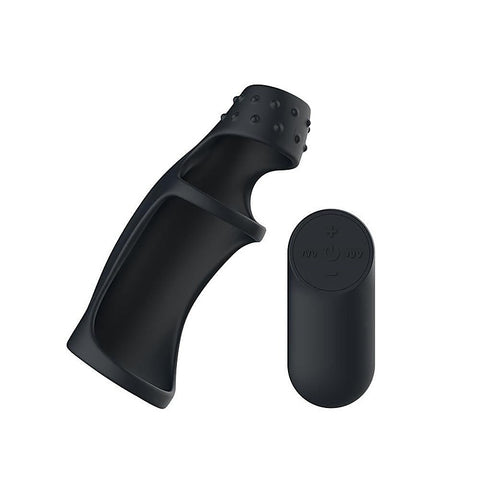 Vibrating Penis Sleeve with Wireless Remote by Passion Play