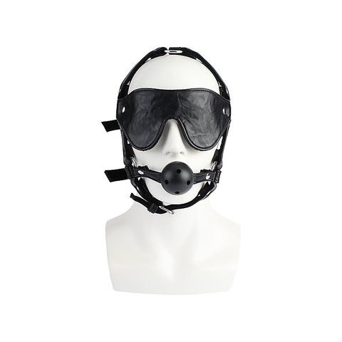 Ball Gag with Eye Mask Bondage Set by Chisa - Bondage Gags and Bits