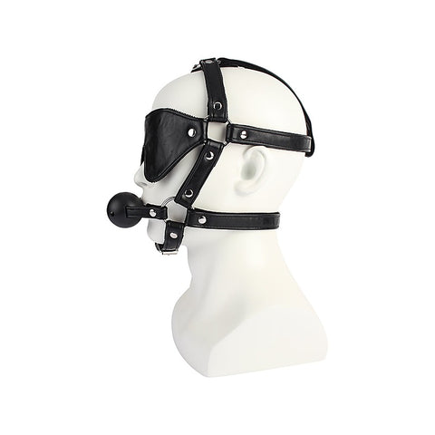 Ball Gag with Eye Mask Bondage Set by Chisa - Bondage Gags and Bits