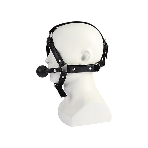 Adjustable Head Harness with Ball Gag by Chisa - Bondage Gags and Bits