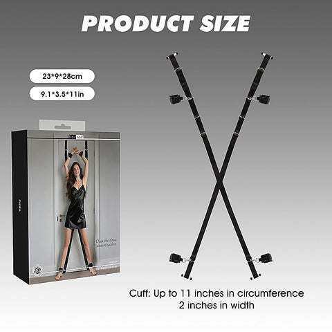 Over The Door Restraint System with Cuffs by Chisa - Cuffs And Restraints