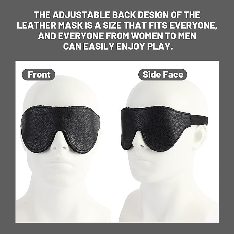 Go Black Blindfold Smooth Textured by Chisa - Masks And Blindfolds