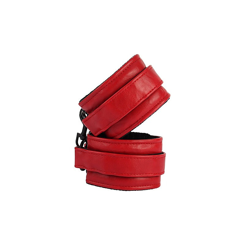 Adjustable Faux Leather Hand Cuffs by Chisa - Cuffs And Restraints