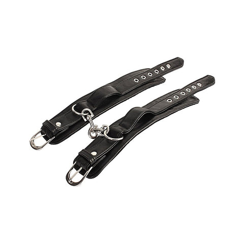 Adjustable Faux Leather Wrist Cuffs by Chisa - Cuffs And Restraints