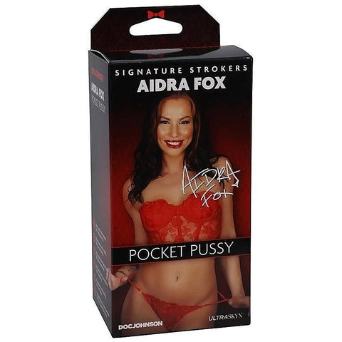 Main Squeeze Doc Johnson Signature Strokers Aidra Fox Ultraskyn Pocket Pussy