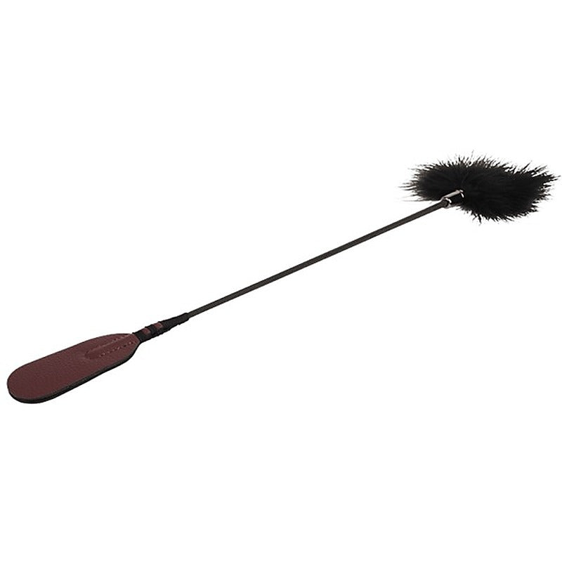 Smooth Textured Tickle Feather Bondage Crop by Chisa - Whips And Crops