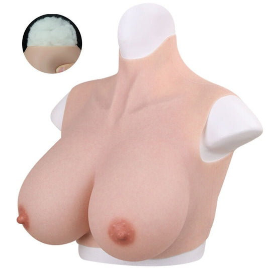 Breastplates Crossdresser Cotton Fake Tits by BDStyle - Breast and Nipple Toys
