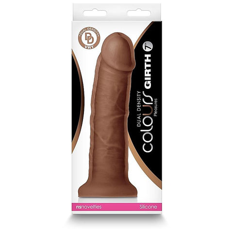 Colours Dual Density 7 Inch Wide Dildo By Ns Novelties - Realistic Dildos