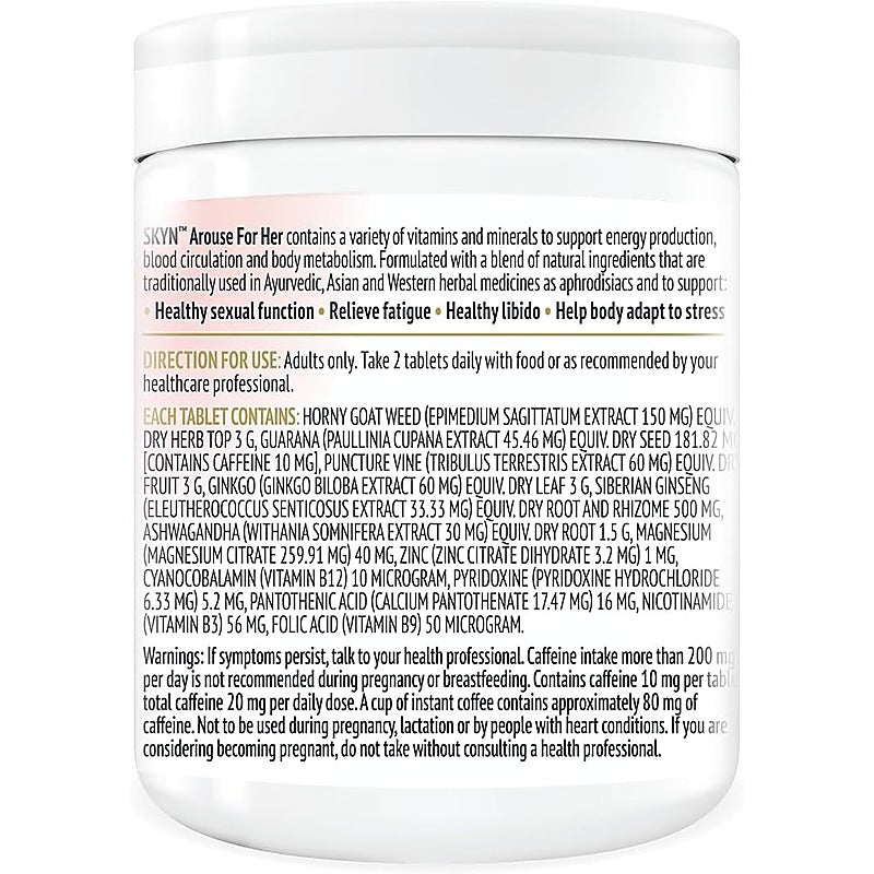 Skyn Arouse For Her Libido Supplements By Ansell - Delay and Excite Sprays