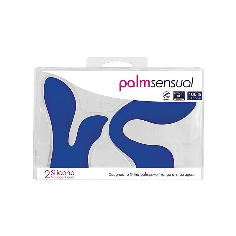BMS Factory Palm Sensual Massager Heads Accessories Blue - Vibrator Accessories
