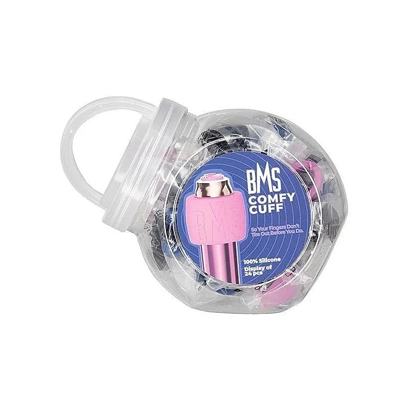 Swan Bullet Comfy Cuff Donut Cock Ring by BMS Factory - Cock Rings