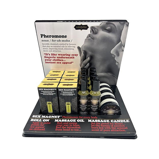 Kama Sutra Products SEX MAGNET Pheromone Vanilla Amber Fragrance Oil Prepack Display 20 Units