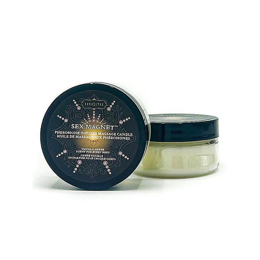 Kama Sutra Products Sex Magnet Pheromone Massage Candle Vanilla Amber