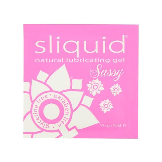 Sliquid Naturals Sassy Pillows Water Based Intimate Lubricant .17 Oz