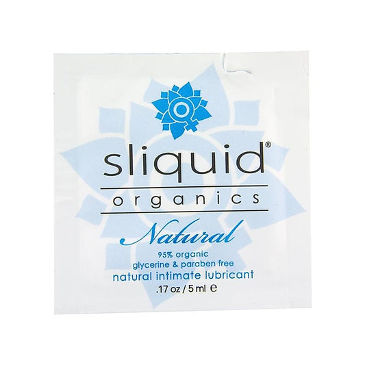 Sliquid Organics Natural Pillows Water Based Intimate Lubricant .17 Oz