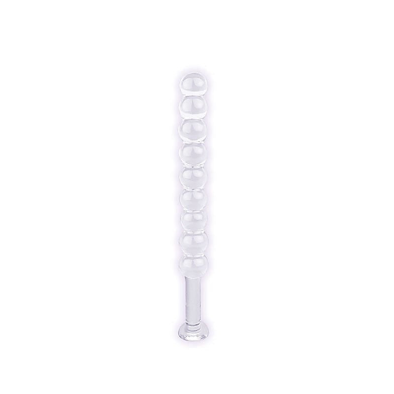 Indulge in Refined Intimacy with Glass Thins Spherical Plug - Glass Sex Toys